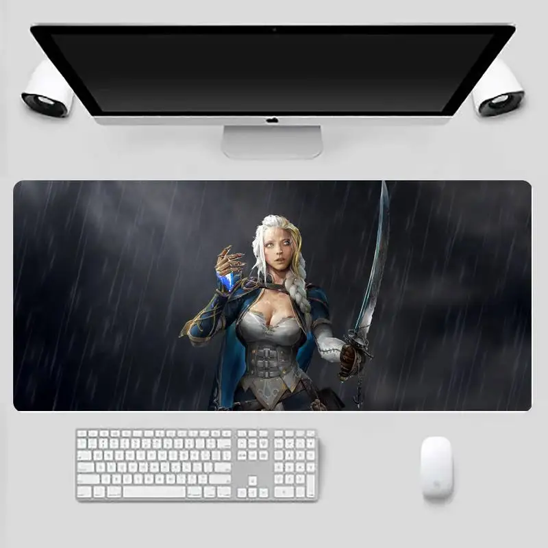 

cool Warcraft game Beautiful Anime Mouse Mat Desk Table Protect Game Office Work Mouse Mat pad X XL Non-slip Laptop Cushion