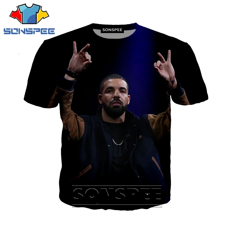 02 Аниме 3d печать футболка мужская хип-хоп Drake Женская модная футболка сексуальные Детские футболки с забавным принтом Забавные Рубашки homme футболка A245 - Цвет: 02