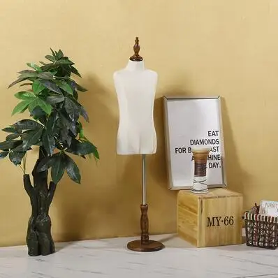 Детские реалистичные манекены из пенопласта на 7-8 лет с круглым деревянным