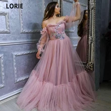 LORIE – robe de soirée avec manches bouffantes, tenue de bal, de plage, style Boho, avec laçage au dos, pour occasions spéciales  (4)