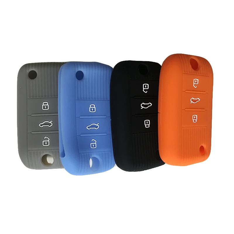Чехол для автомобильного ключа из силикагеля Roewe Rx5 2017 год Mg Zs верхний слой