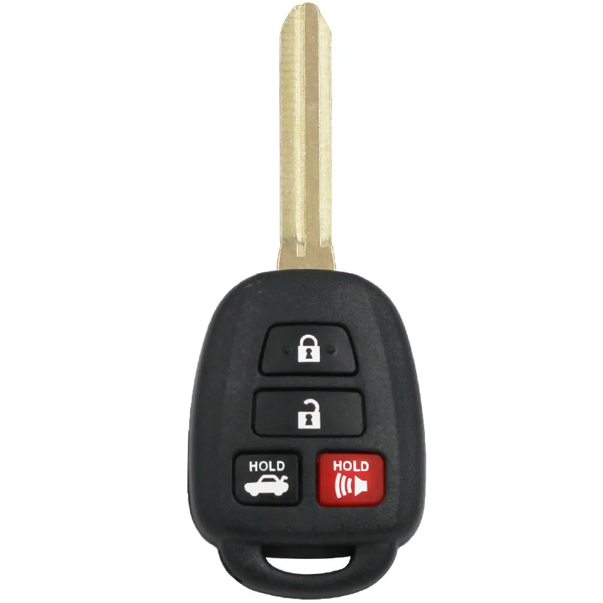 SALE ! 4 Buttons Replacement Shell Case 3+1 Remote Key Blank Cover Casing for Toyota Camry RAV4 2012 | Автомобили и мотоциклы