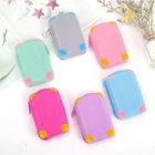 Силиконовый кошелек для монет, чемодан, сумка для карт, водонепроницаемая маленькая мягкая сумка для хранения на молнии, милый кошелек для девушек, конфетных цветов