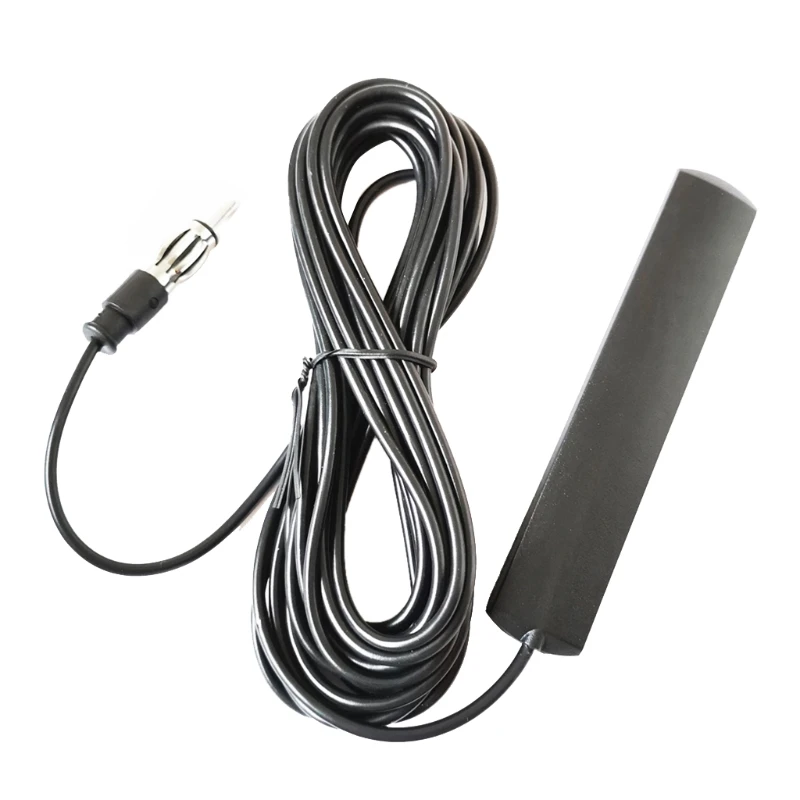 

ANT-309 Car FM Radio Hidden Antenna Patch Signal Booster 5-Meter Length Electronic Stereo Amplifier Windscreen Aerial for Auto V