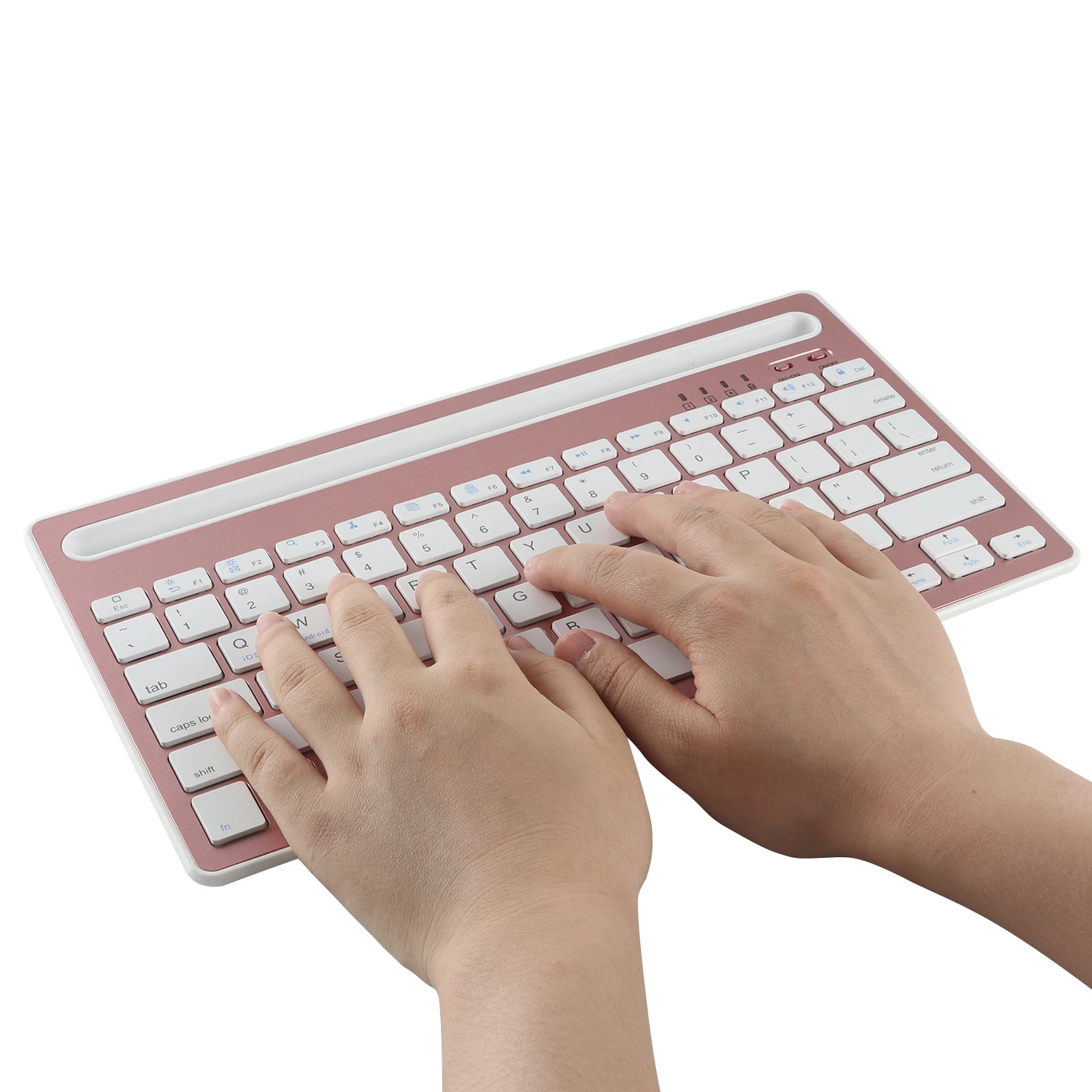 Bluetooth 3.0 Keyboard Wireless Gaming Keyboards Ultra-thin Office PC Gamer Keypad 78 Keycaps Keybord For Laptop Phone Tablet | Компьютеры