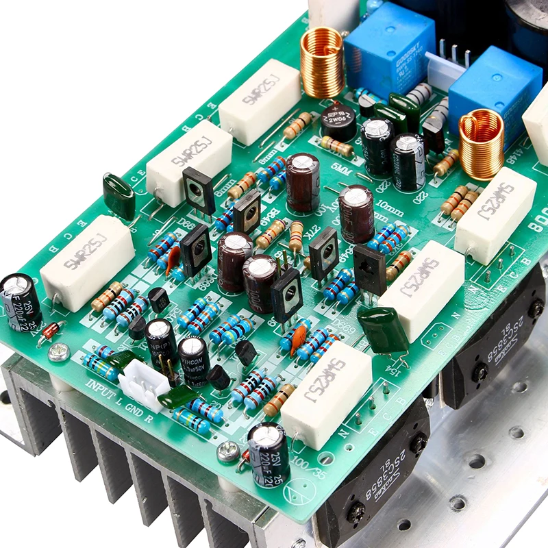 Плата усилителя звука SanKen1494/3858 HIFI 450 Вт + высокомощный двухканальный стерео