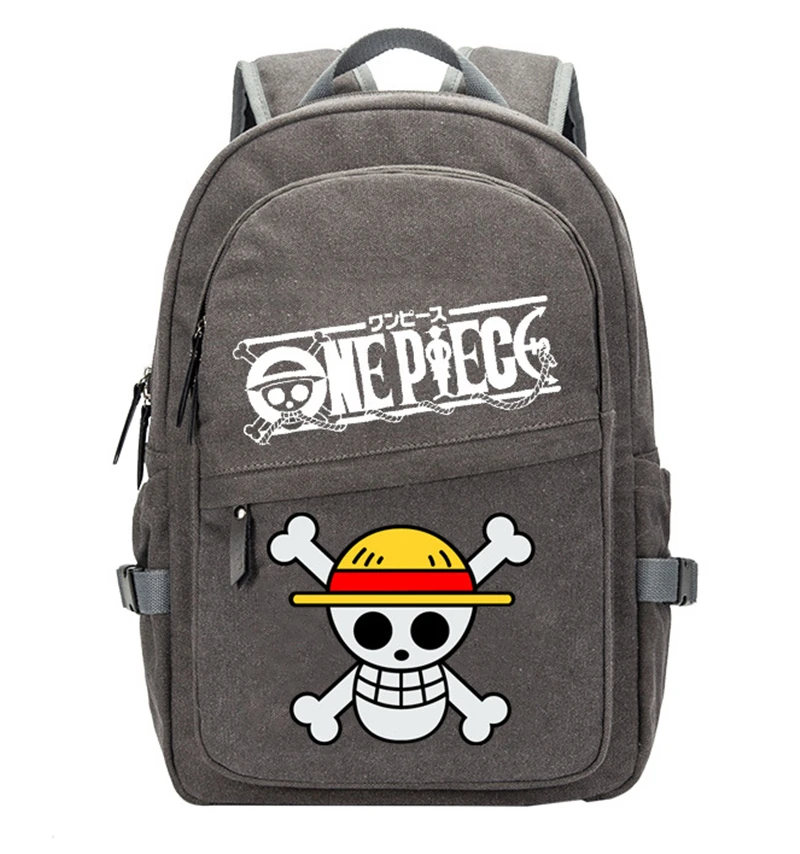 Студенческие рюкзаки из аниме ONE PIECE Cool Cartoon Monkey D. Школьные ранцы Luffy для мальчиков