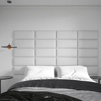 art3d 9pcs peel and stick headboard for full and queen in white sized 25 x 60cm 3d soundproof upholstered wall panels