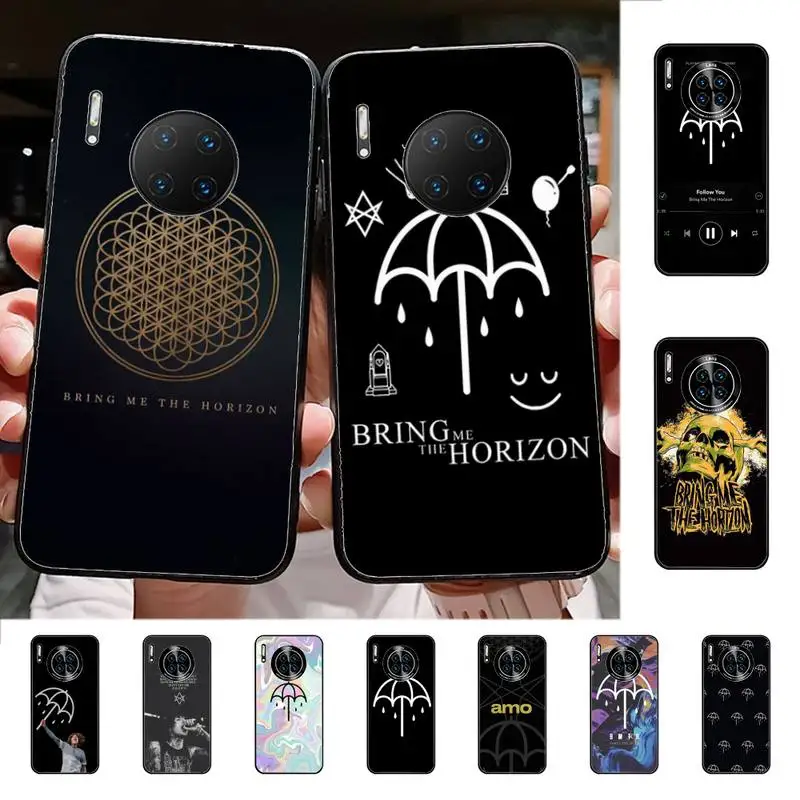 Для мобильных телефонов с надписью Bring Me the Horizon BMTH верхний чехол для телефона Huawei