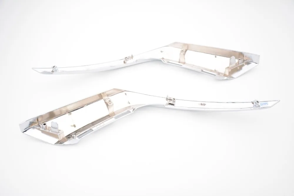 2 шт./пара хромированный передний бампер нижняя полоса крышка молдинговая