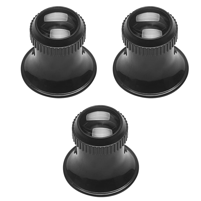 

3 Pcs Watch Repair Tool Magnifying Glass Loupe Eyepiece Eye Mask Eye Clip Magnifier