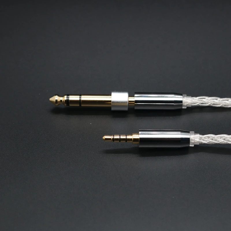 Tanie IvipQ 8-core Sterling Silver Kabel Adapter 4.4mm Do 2.5mm/ 3.5mm Wyważone Kobiet Dla ZSX C12 ZSN V90 BA5ZS10 Pro Tanie IvipQ 8-core Sterling Silver Kabel Adapter 4.4mm Do 2.5mm/ 3.5mm Wyważone Kobiet Dla ZSX C12 ZSN V90 BA5ZS10 Pro