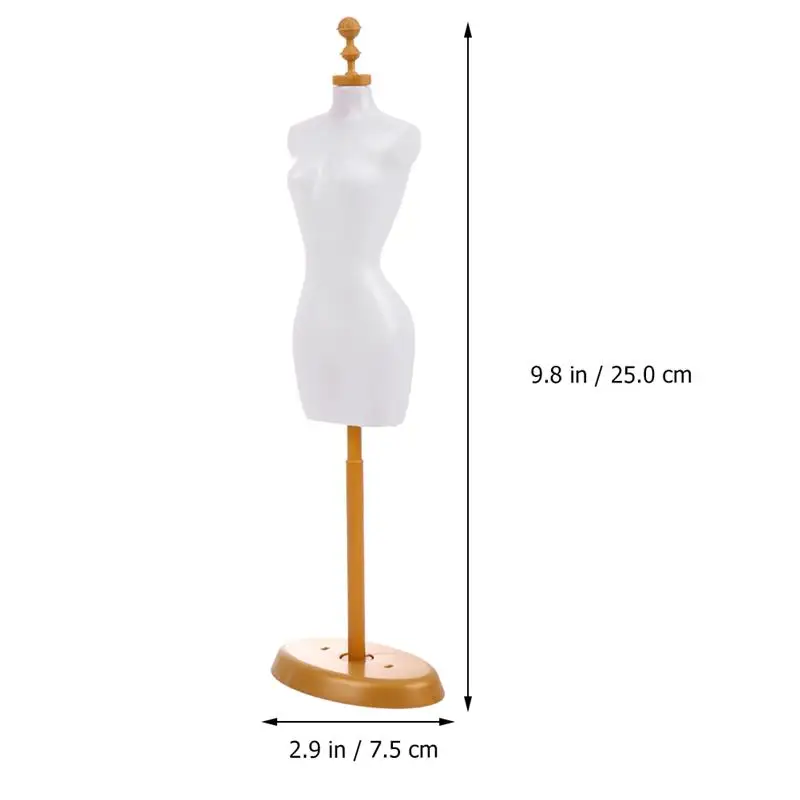 6 Pcs Doll Model Stand Doll Dress Mannequin Stand Mini Model Holder Home Decor images - 6