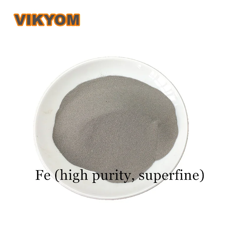 

99.99% High Purity Micrometer Fe Powder Superfine Nano Metal Iron Powder Reduced Iron Powder For Welding Electrode, Carbide