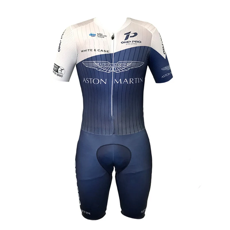 

Aston Martin Storck Cycling skinsuit 2020 Een pro Team Triathlon Aviation Lycra clothing Ciclismo Men's suits bicycle jumpsuit