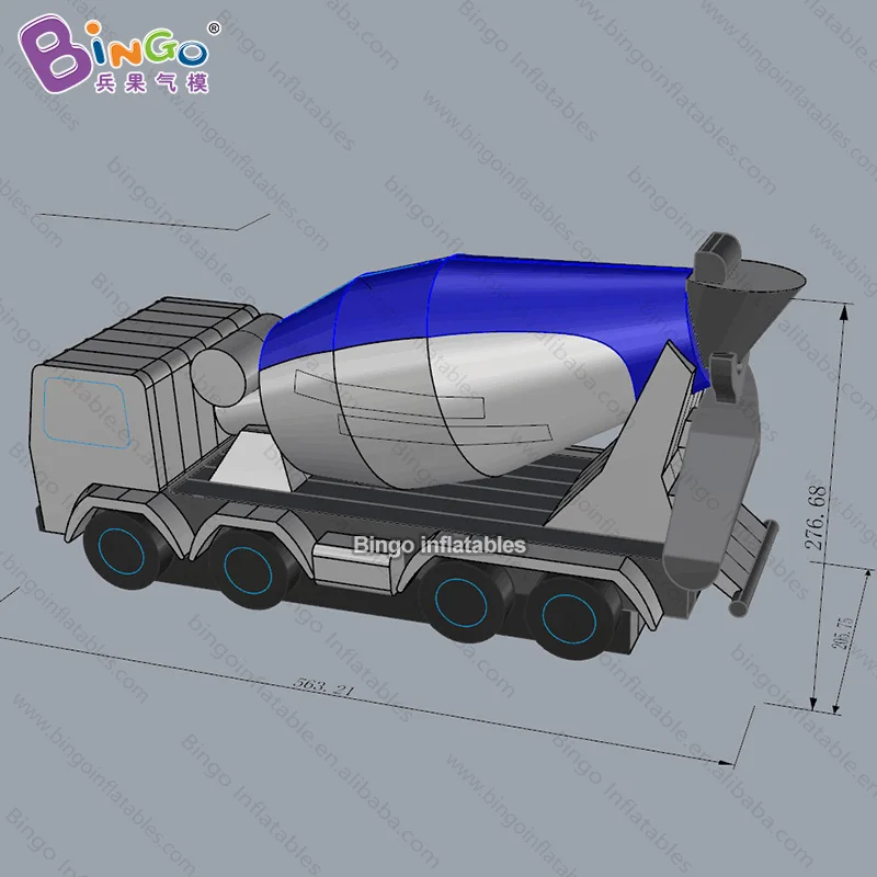 Заводской выпуск 5 3x2x2 8 mh надувной цементный грузовик Реплика индивидуальная