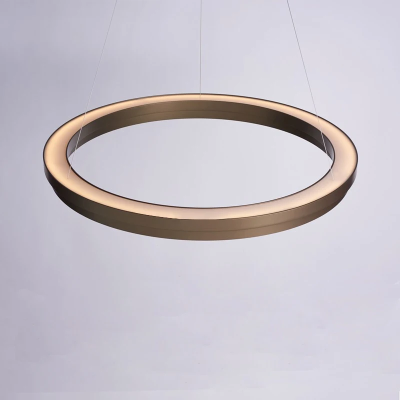 Minimalist chandelier circle lamp combination living room headlights creative Nordic style lighting restaurant light person | Лампы и