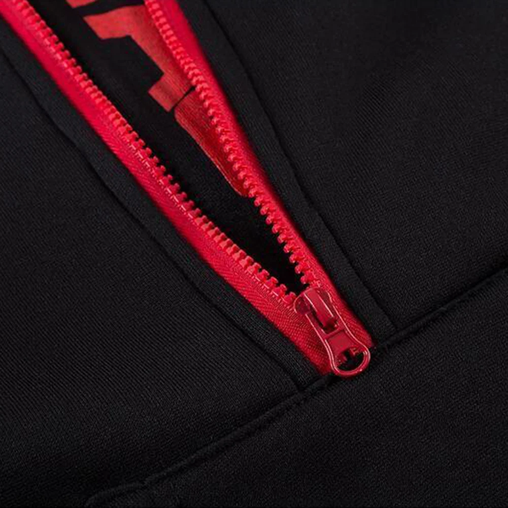 

2021 Mens Hooded Sweater Oblique Zipper Patchwork Tracksuit Sweatshirt Long Sleeve Pullover for Man Streetwear Pullovers