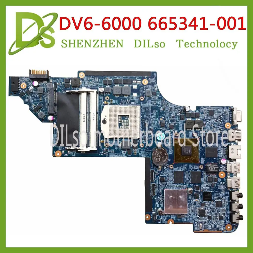 KEFU DV6 6000 motherboar 665341 001 для HP pavilion DV6T оригинальная тестовая материнская