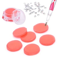 5 pcsbox red drilling mud glue clay tool diamond painting point drill pen sticking diy kits nail art tools reusable supplies