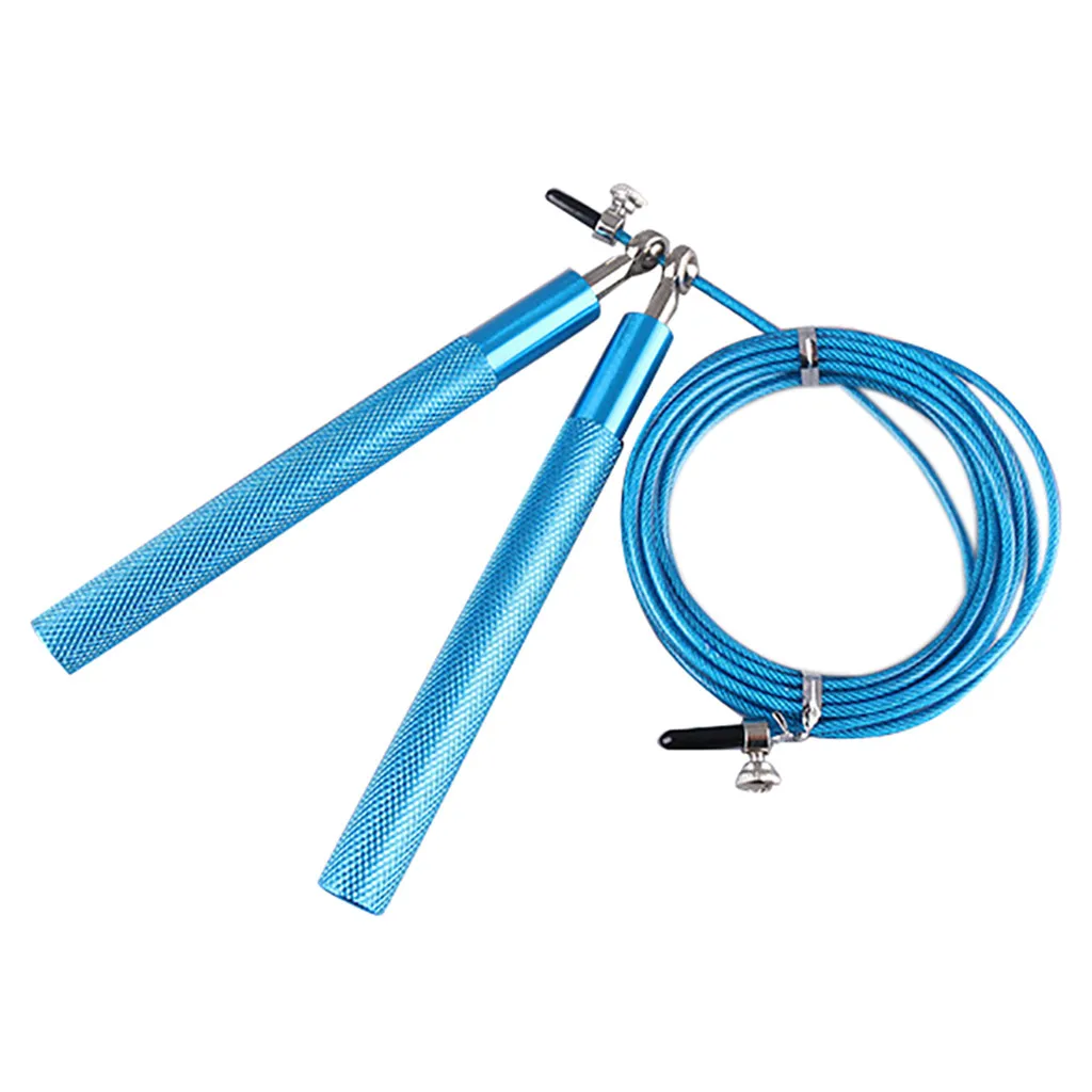 3M Jump Skipping Ropes Cable Steel Adjustable Fast Speed PVC Handle Training Boxing Sports Exercises Dropship Z0822 | Спорт и