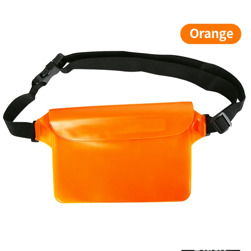 Orange Водонепроницаемый чехол-сумка на пояс для iPhone X, 7, 8, 6s Plus, XS Max, для подводного серфинга, Pone Poch, для samsung S10, S9 Plus, A50, Xiaomi - Цвет: Orange