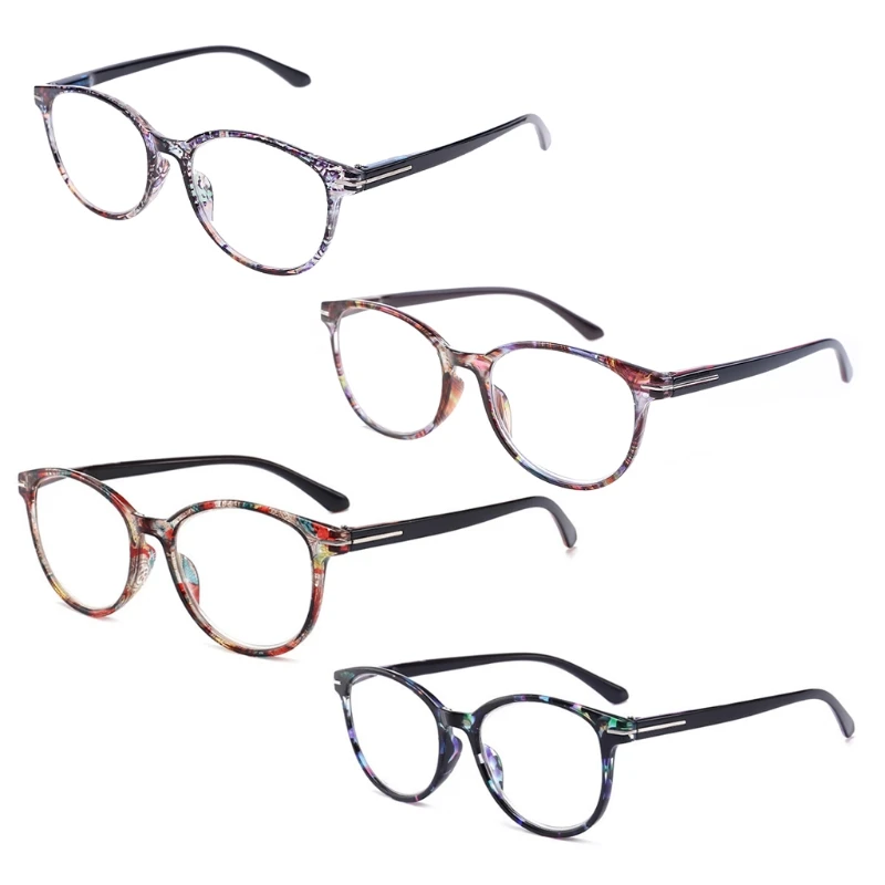 Новые модные женские и мужские винтажные очки для чтения с круглым вырезом + 1 0-+ 4 0