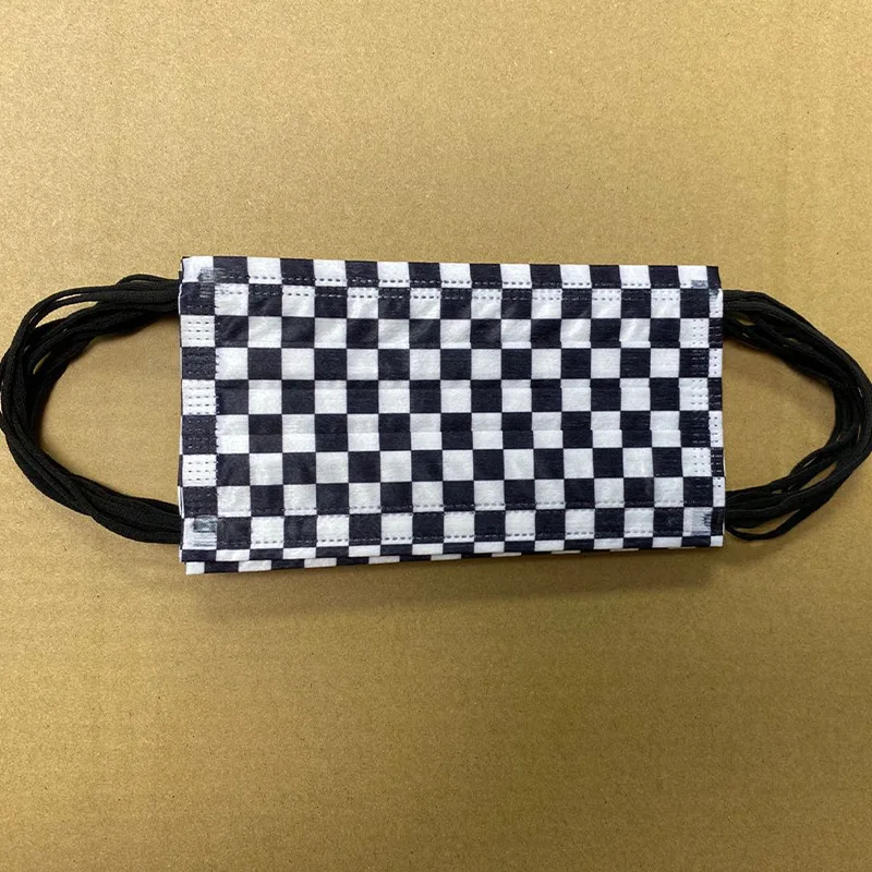 

Mask Disposable Non wove 3 Layer Ply Filter Mask mouth Face mask Breathable Earloops Masks Face Masks 50pcs