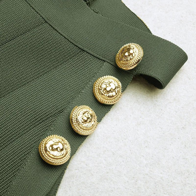 VC Новый Мода кнопки дизайн сексуальное платье без рукавов с круглым вырезом в