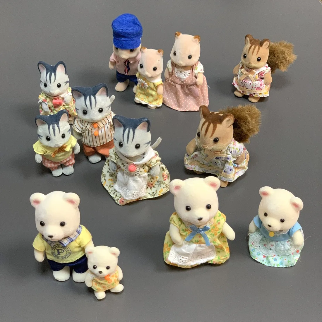 Кукла игрушечная серии колокол Серая кошка хамастер мышь полярный медведь