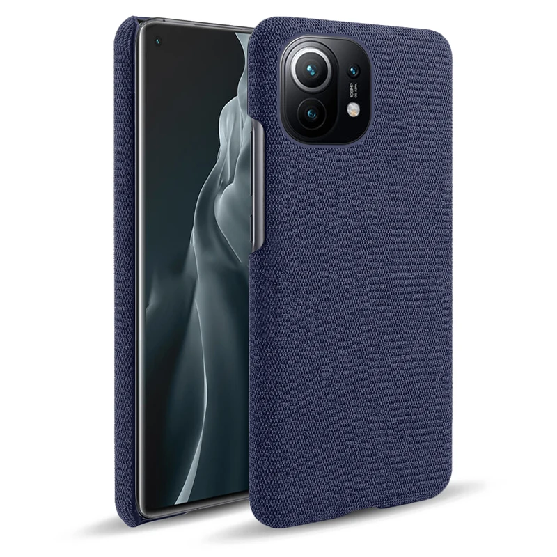 

For Xiaomi Mi 11 Case High Quality Fashion Case for Mi 11 Shell Felt Cloth Matte Slim Protective Back Cover Case