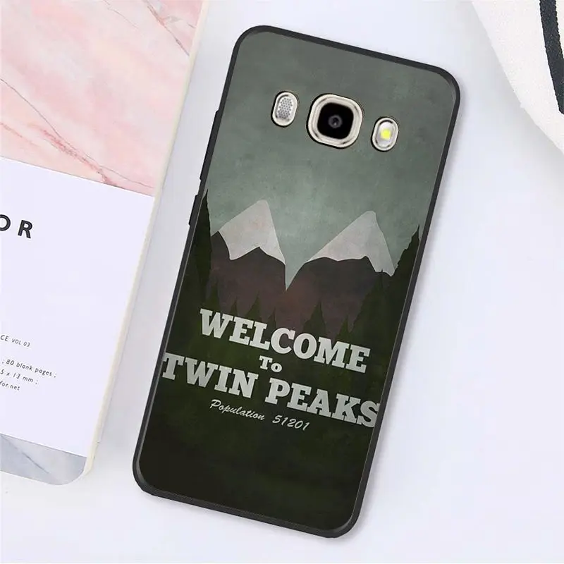 MaiYaCa чехол Добро пожаловать в Твин Пикс чехол для телефона для samsung Galaxy J7 J6 J8 J4 J4Plus J7 DUO J7NEO J2 J7 Prime