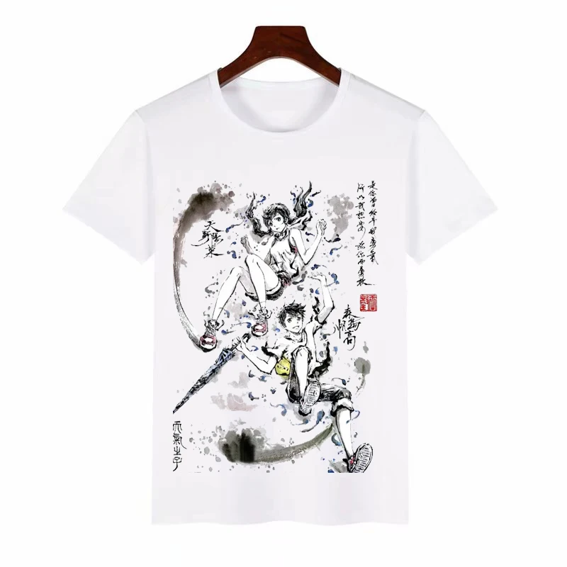 

New Weathering with you Tenki no Ko cosplay T-shirt cosplay Amano T shirt Fashion Men Women Tees
