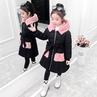 parka for girls winter 2021 new children down padded jacket of children kid clothes coveralls kids hooded warm outerwear 8 year