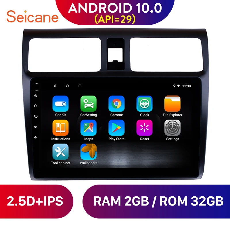 Seicane 10 1 &quotAndroid 0 автомобильный радиоприемник с навигацией GPS стерео проигрыватель