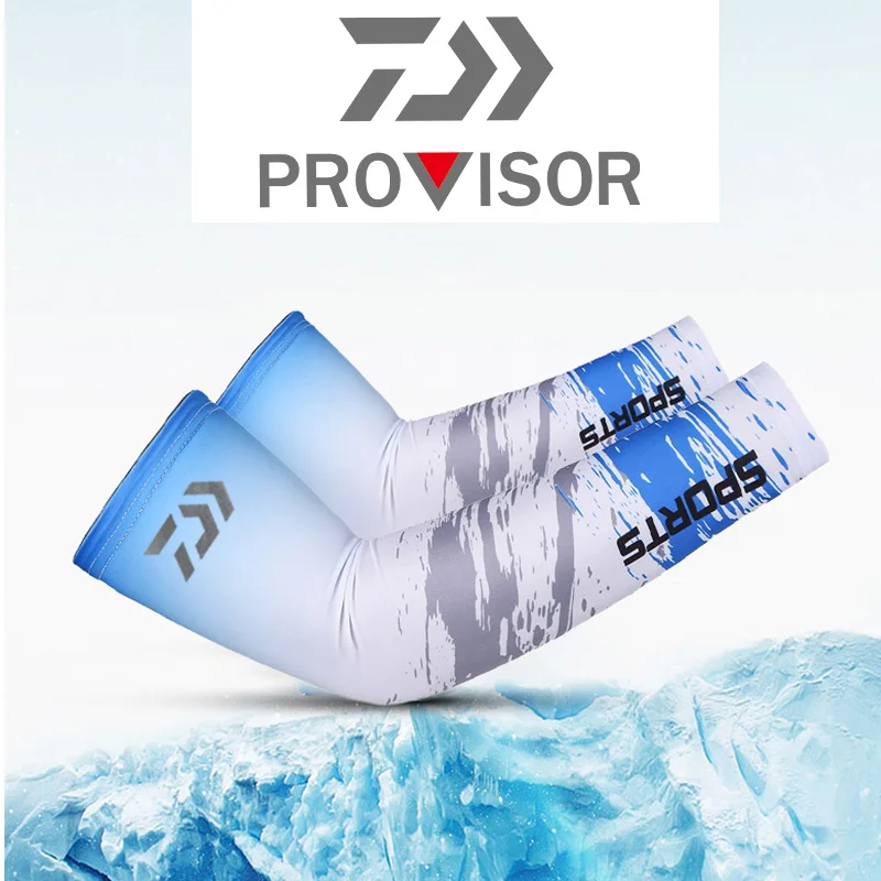 Воздухопроницаемый Водонепроницаемый рукав для рыбалки Daiwa Icy летняя защита рук