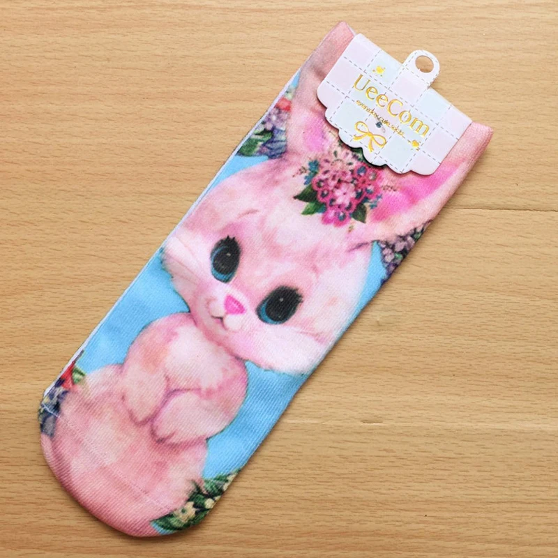 Новинка носки для девочек и мальчиков с 3D принтом день будущего милые низким