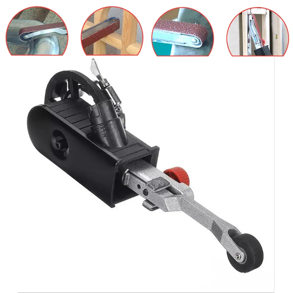 

Aluminum Alloy Adapter Head Angle Grinder Bandfile Belt Head Convert Set Electric Angle Grinder