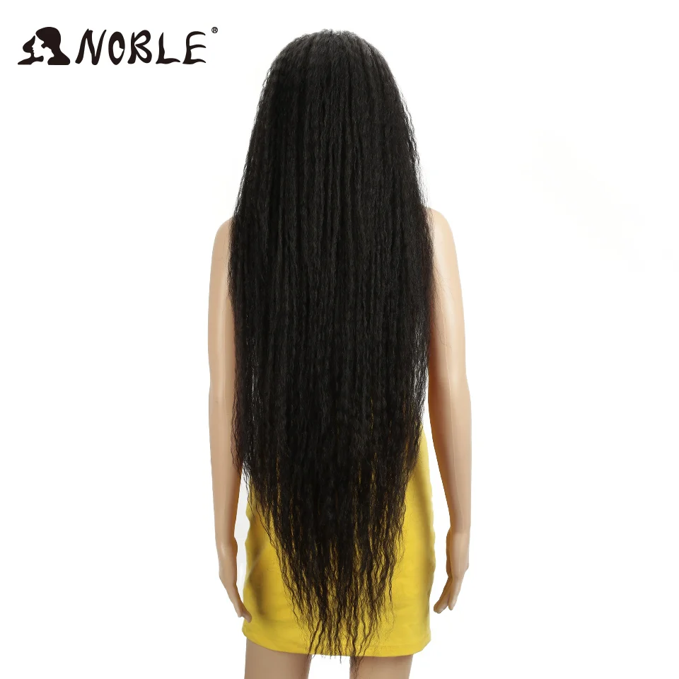 Noble Cosplay Wig Long Braided Wig 38inch Synthetic Lace Front Wigs For Women Pink Green Wig Lace Front Wigs For Black Women