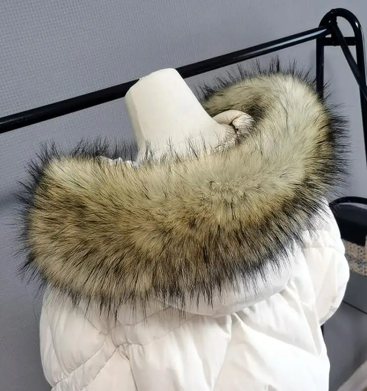 Сезон осень зима Женские ботинки из искусственной кожи с воротником меха лисы