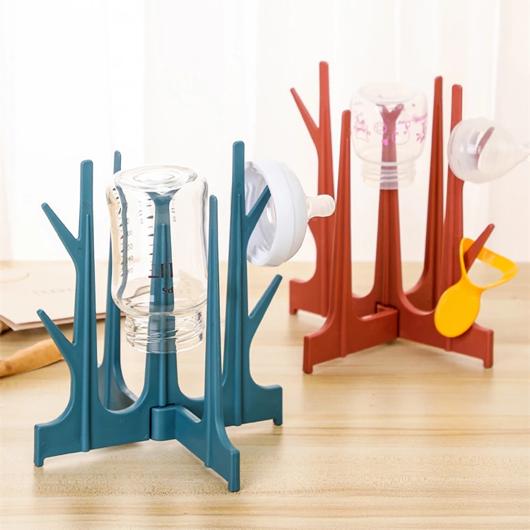 

1PC Multi-function Bottle Dry Rack Baby Bottle Drain Drying Racks Baby Bottle Cleaning Dryer Drainer Storage Drying Rack Holders