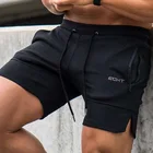 Мужская спортивная одежда с вышивкой, шорты для бега, летние тренировочные хлопковые трендовые шорты