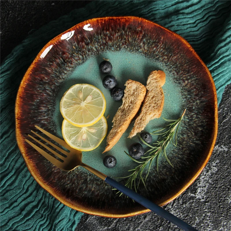 Керамическая тарелка Западная тарелки для макаронных изделий стейков салатов