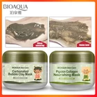 Уход за кожей BIOAQUA, карбонированная глиняная маска для лица, коллаген, протеиновые маски, набор увлажняющих отбеливающих масок для лица