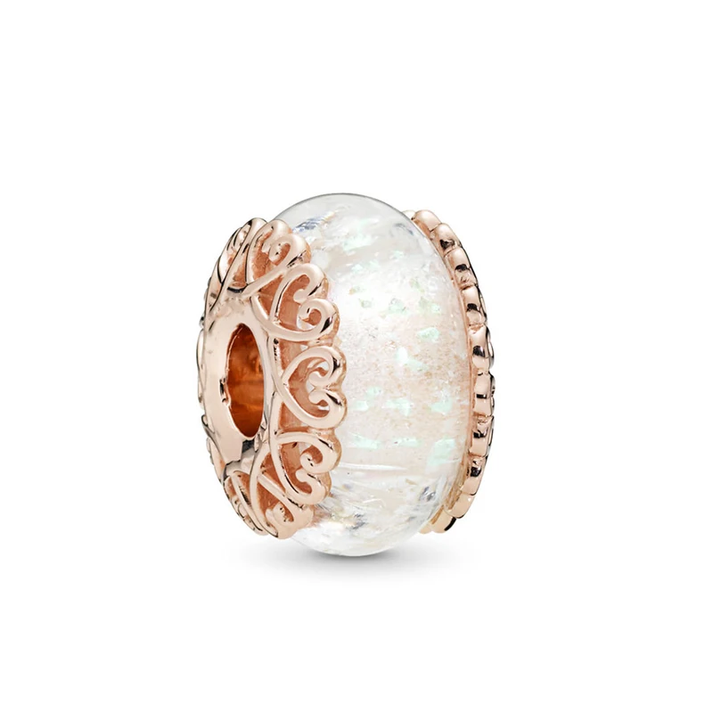 2 шт./лот европейские симфонии белые муранские стеклянные Хрустальные Бусины