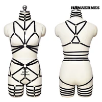 sexy harness for women garter belt lingerie sets polyester harness bra goth accessories body bondage chest suspenders