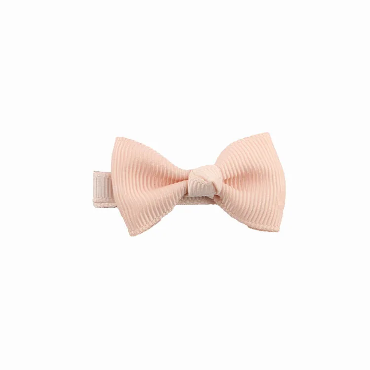 a11 Shell Pink 1,77 дюймов, цветная Изысканная заколка для волос для маленьких девочек, банты, ленточные заколки, заколки для волос, головные уборы для детей, партия ZYAA1725 - Цвет: a11 Shell Pink
