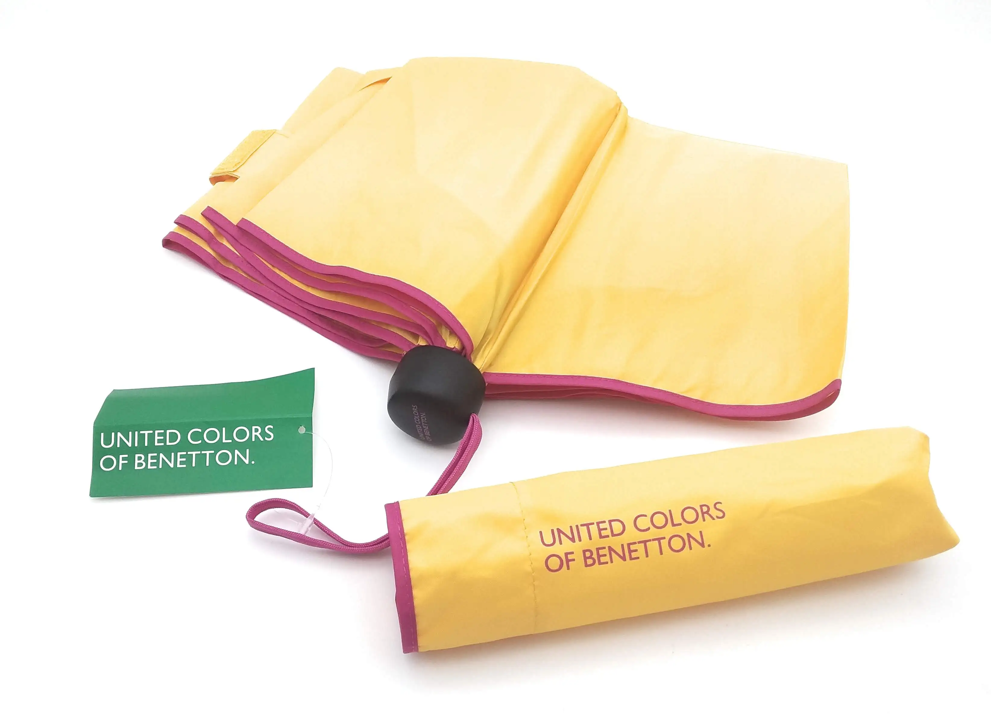 Зонт-мини ручной Женский объединенные цвета Benetton восемь стержней диаметр 95 см.