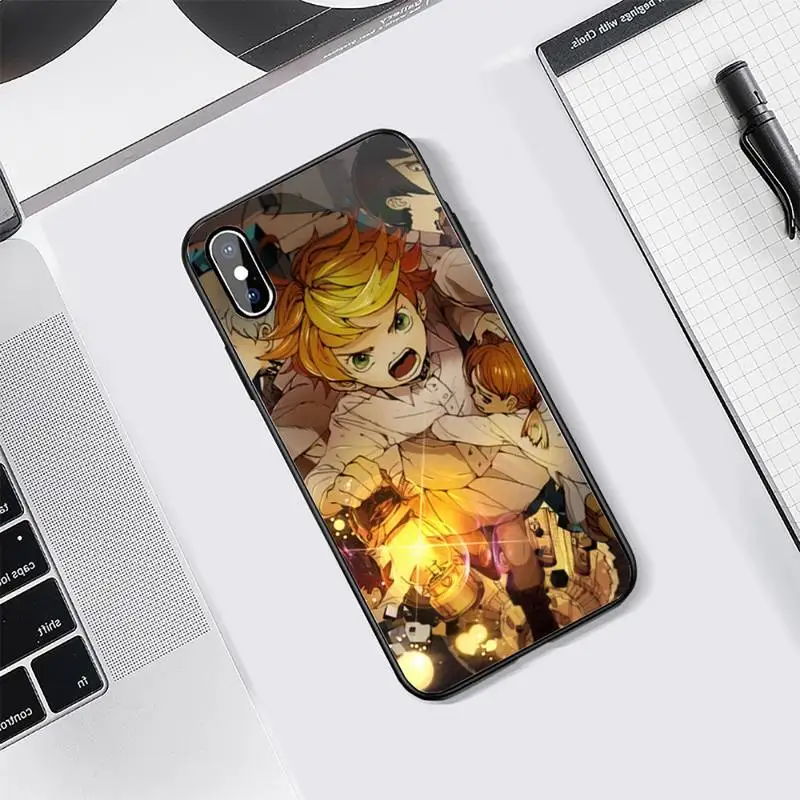 

The Promised Neverland Anime high quality Phone Case shell Tempered glass For iphone 5C 6 6S 7 8 plus X XS XR 11 PRO MAX