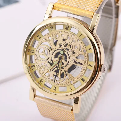 

Часы мужские, механические, с имитацией сетчатого ремешка, в стиле милитари